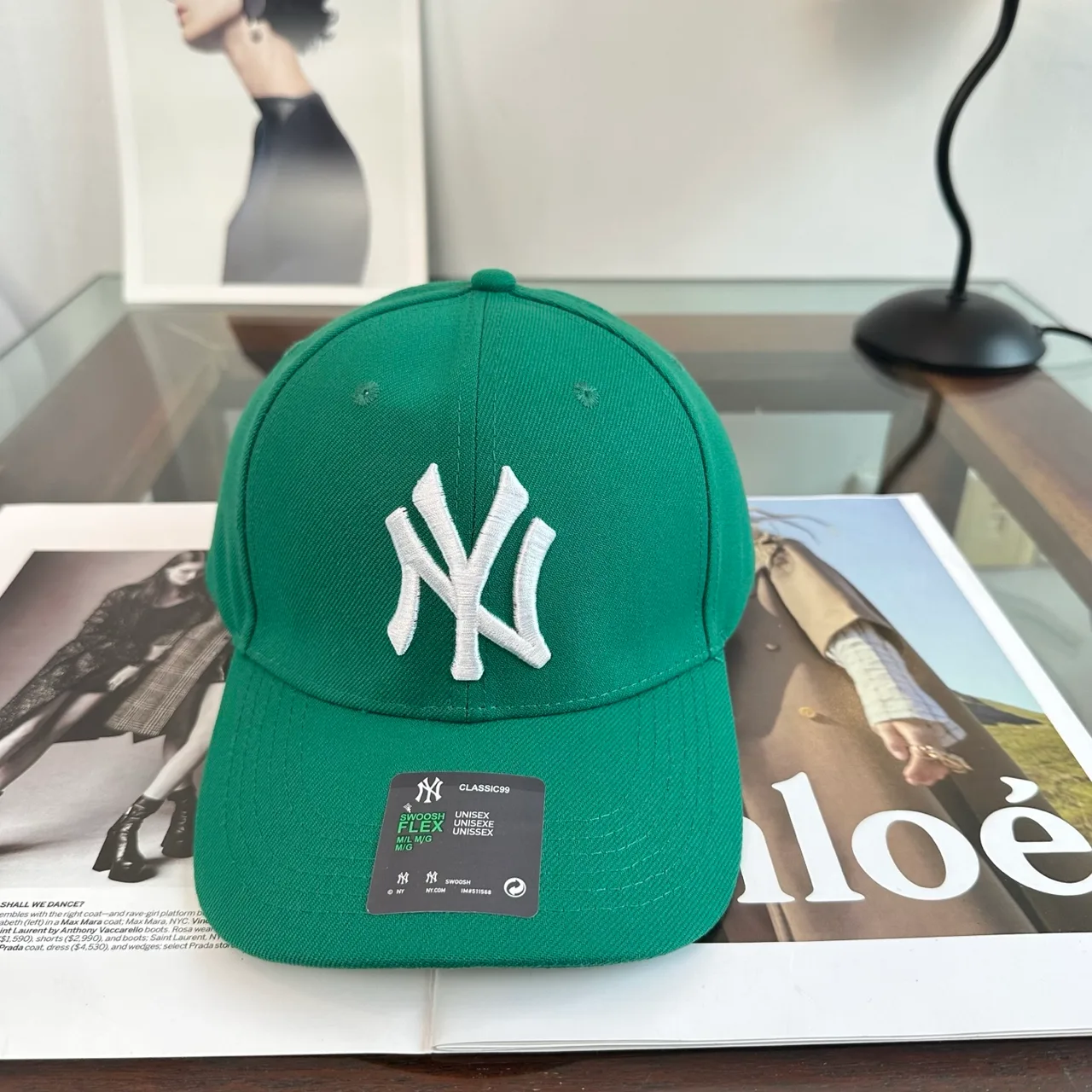 New Era Baseball Cap in Green · view 1