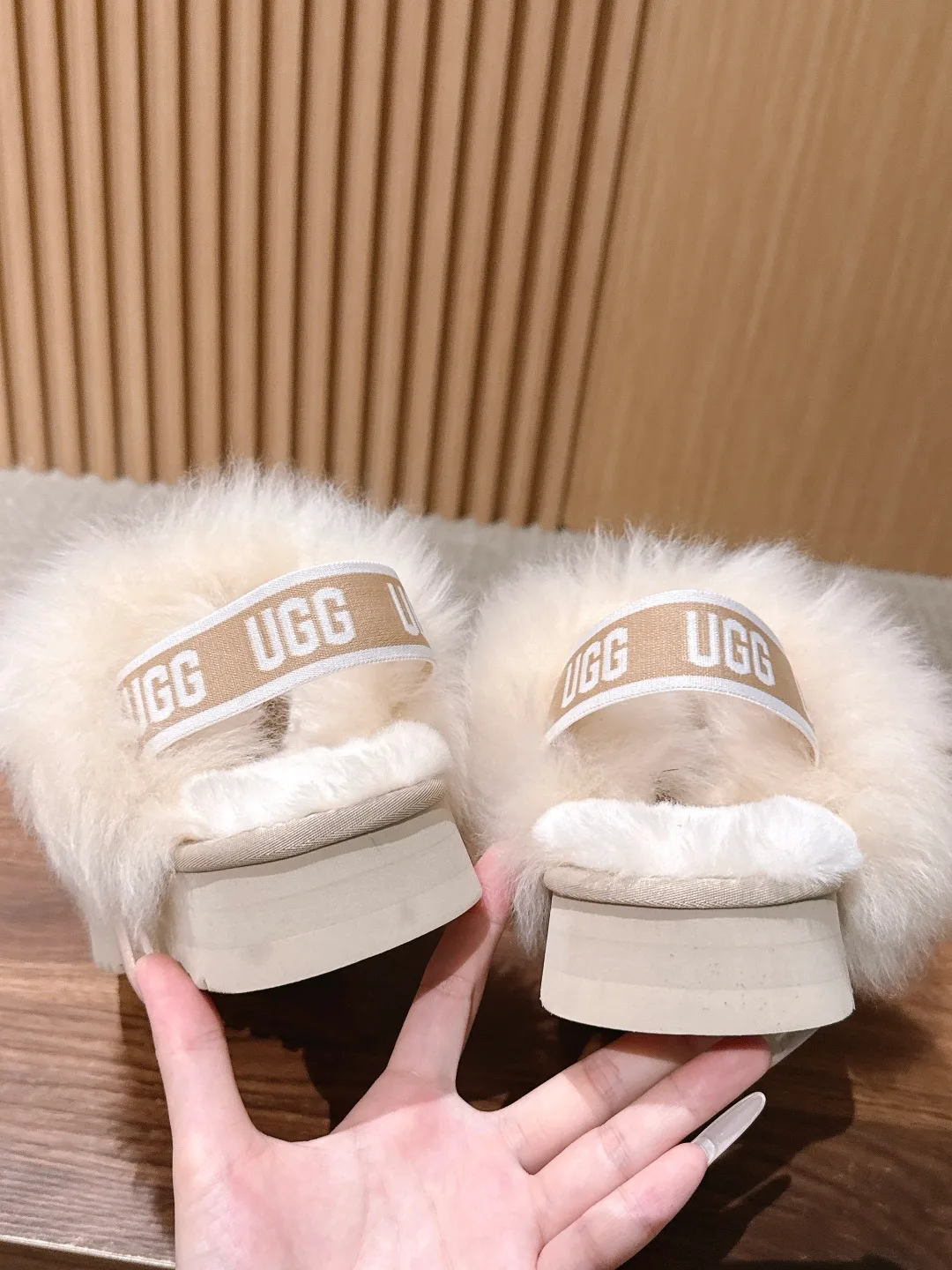 UGG Slippers in White · view 8