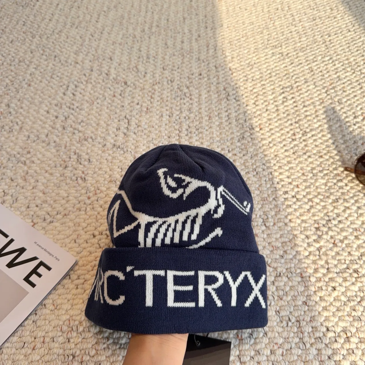 Arcteryx Beanie in Blue · view 8