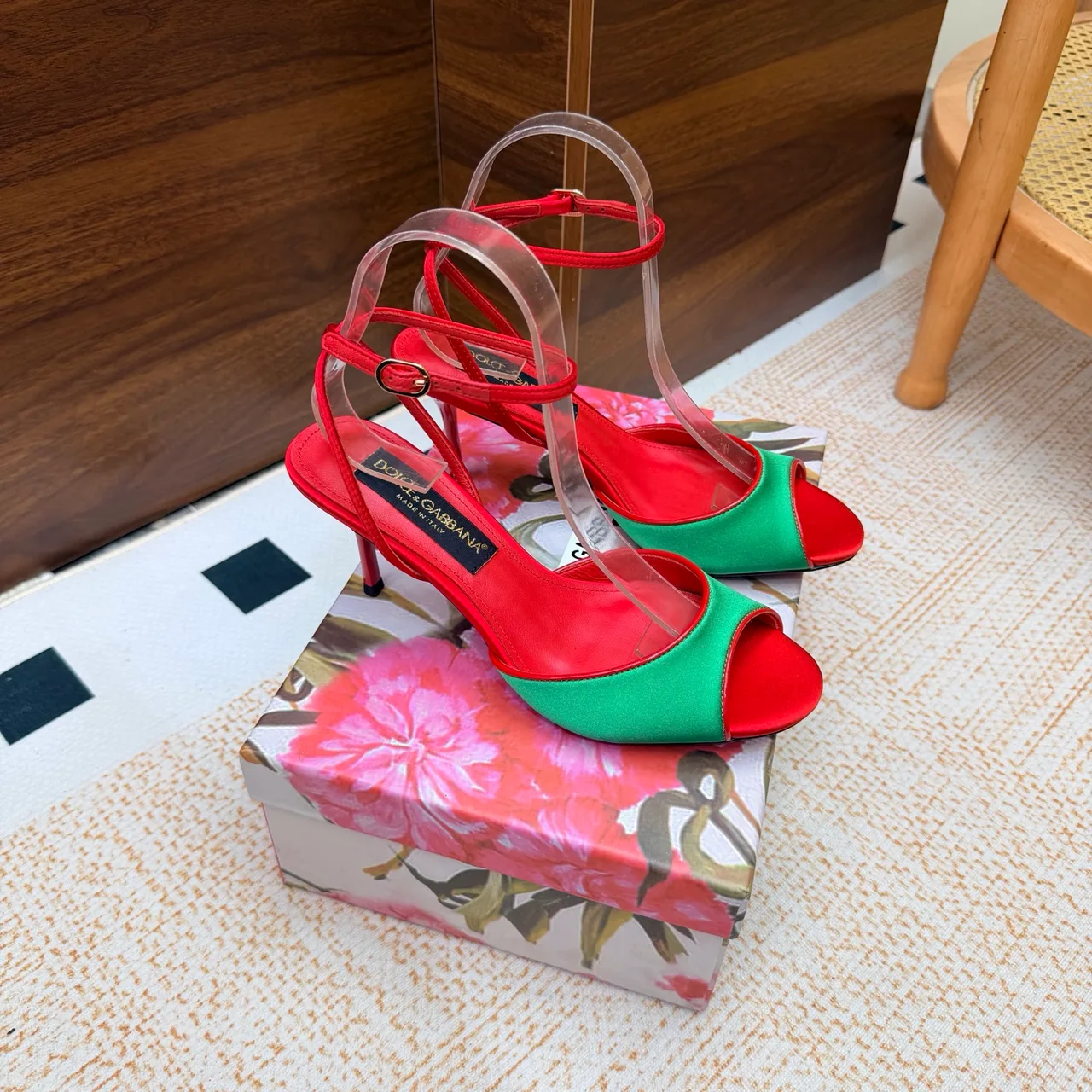 Dolce & Gabbana Heeled Sandals in Red · view 2