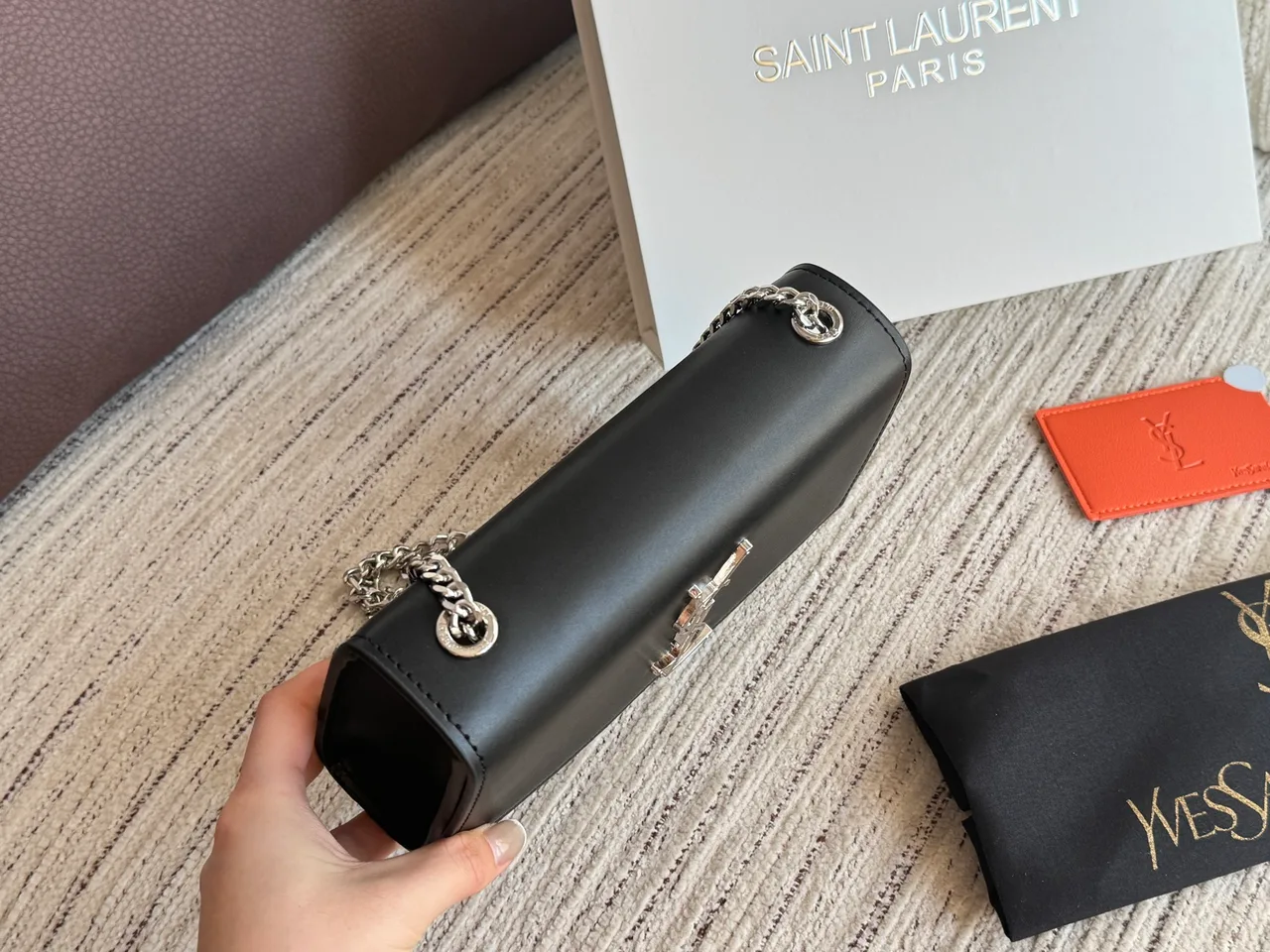 Saint Laurent Clutch in Black · view 5