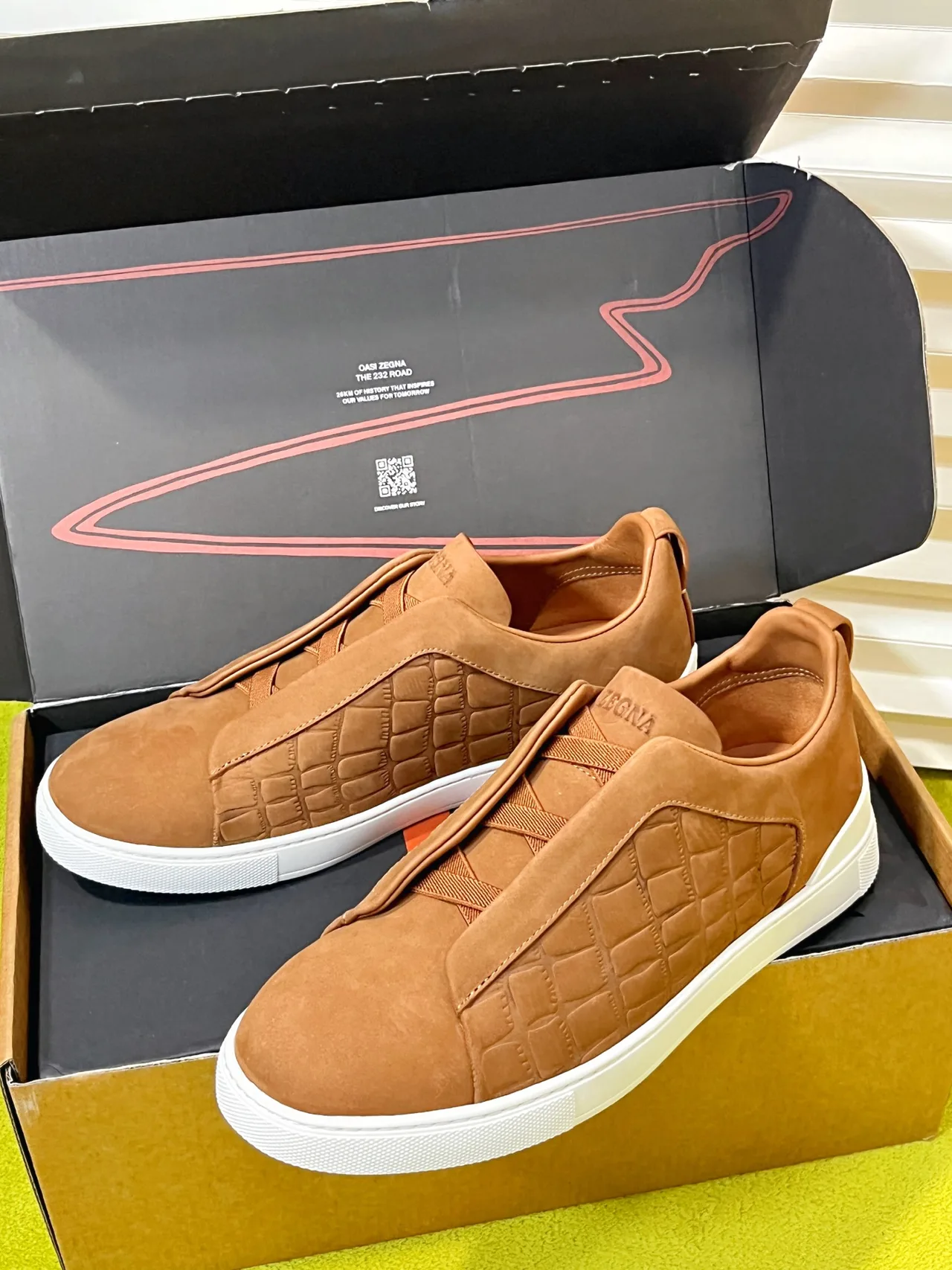 Zegna Sneakers in Brown · view 4