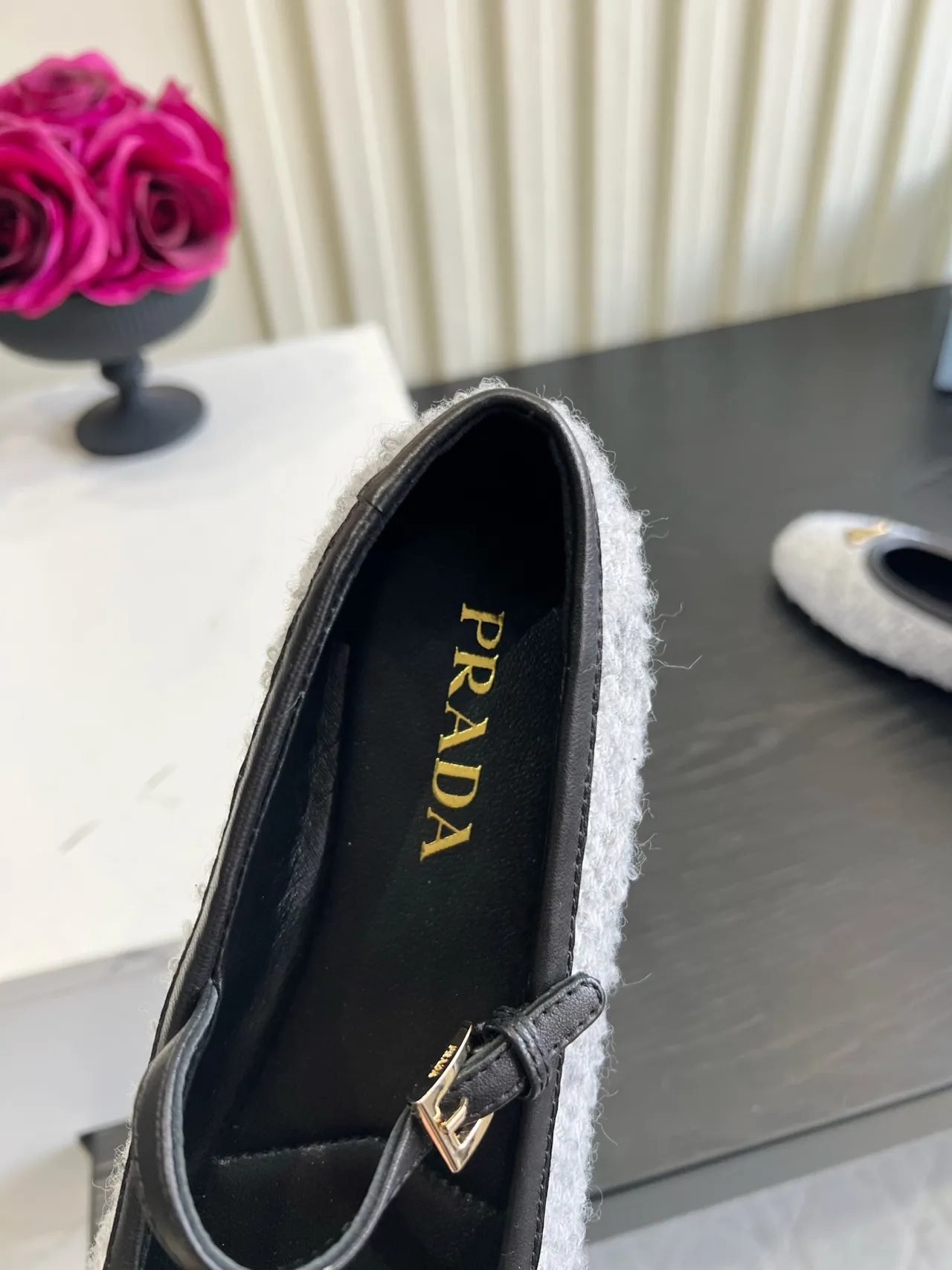 Prada Flats in Grey · view 8