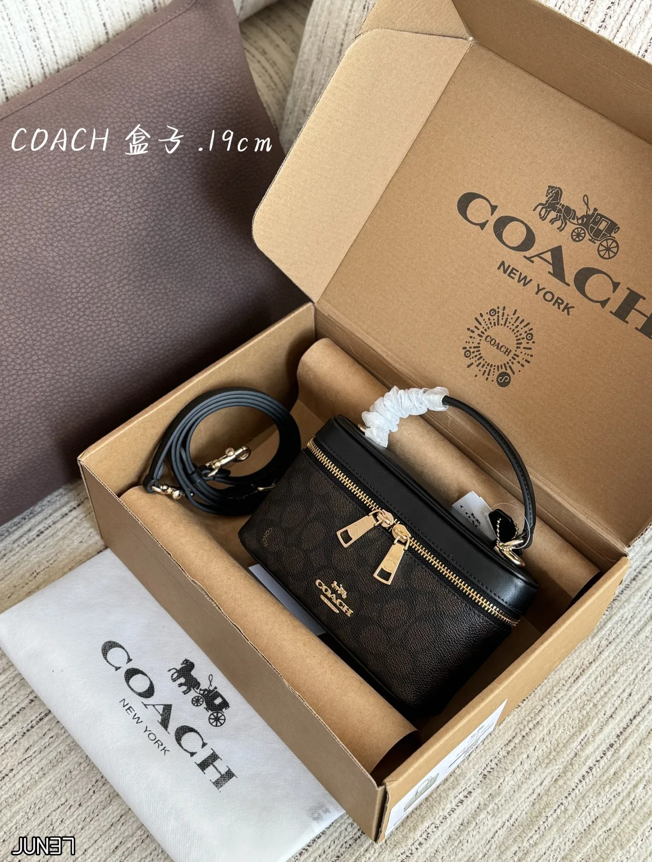 Coach Clutch in Black · view 1