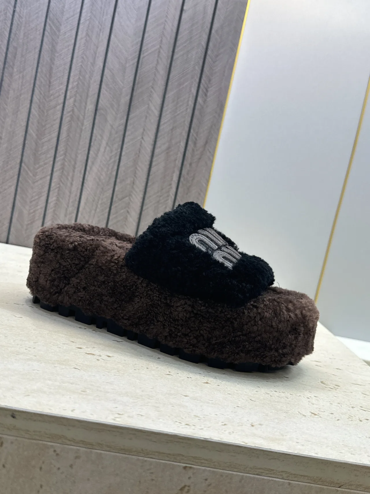 Miu Miu Slippers in Brown · view 5