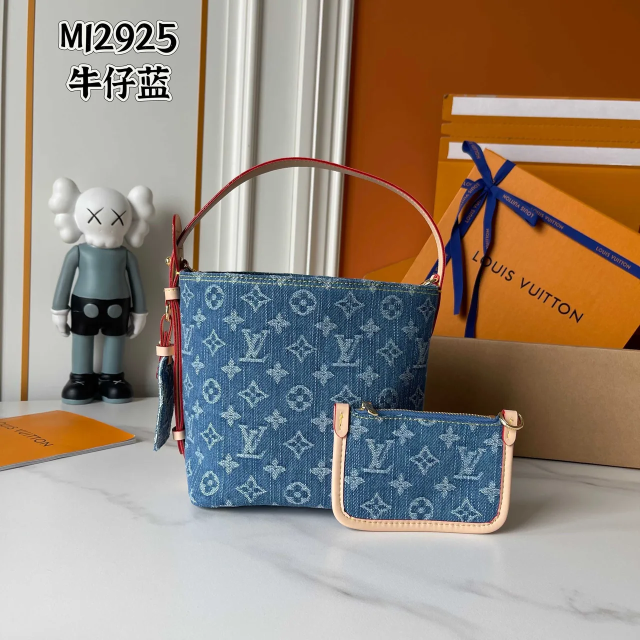 Louis Vuitton Cowhide Denim All In BB Bag in Blue · view 1