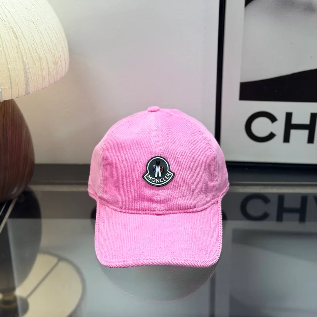 Moncler Baseball Cap in Pink · view 3