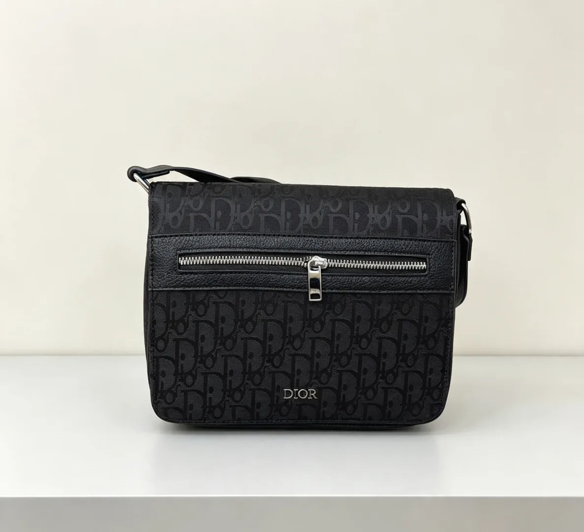 Dior Zip Crossbody Bag in Green & Black & Blue · view 3