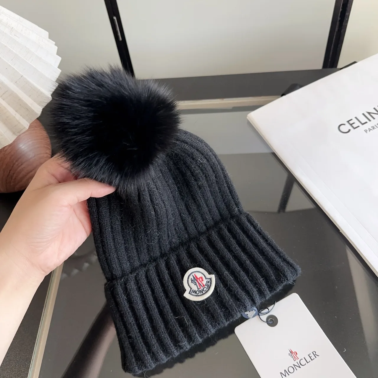 Moncler Beanie in Black · view 6