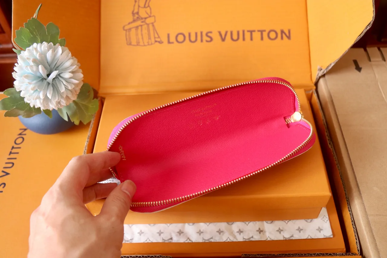 Louis Vuitton Canvas Smooth Pencil Case in White · view 6