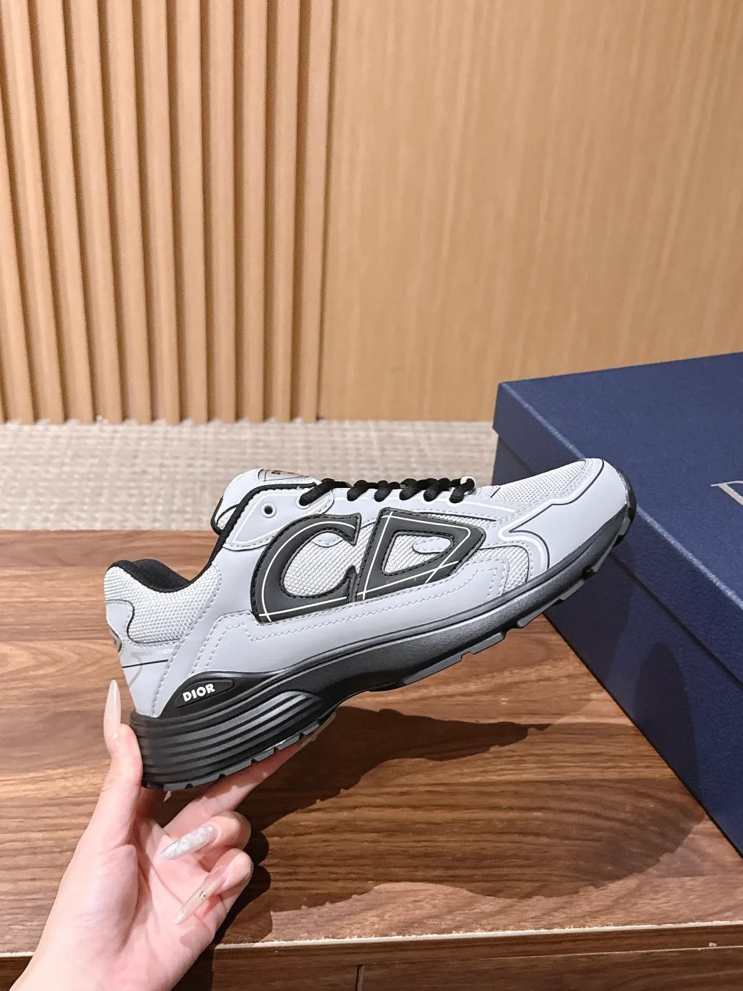 Dior Smooth Sneakers in White · view 6