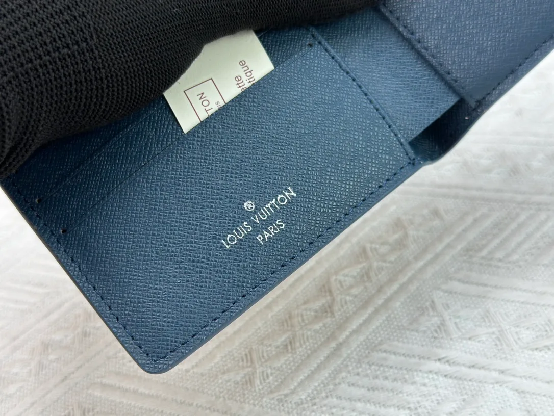 Louis Vuitton Canvas Wallet in Blue · view 7