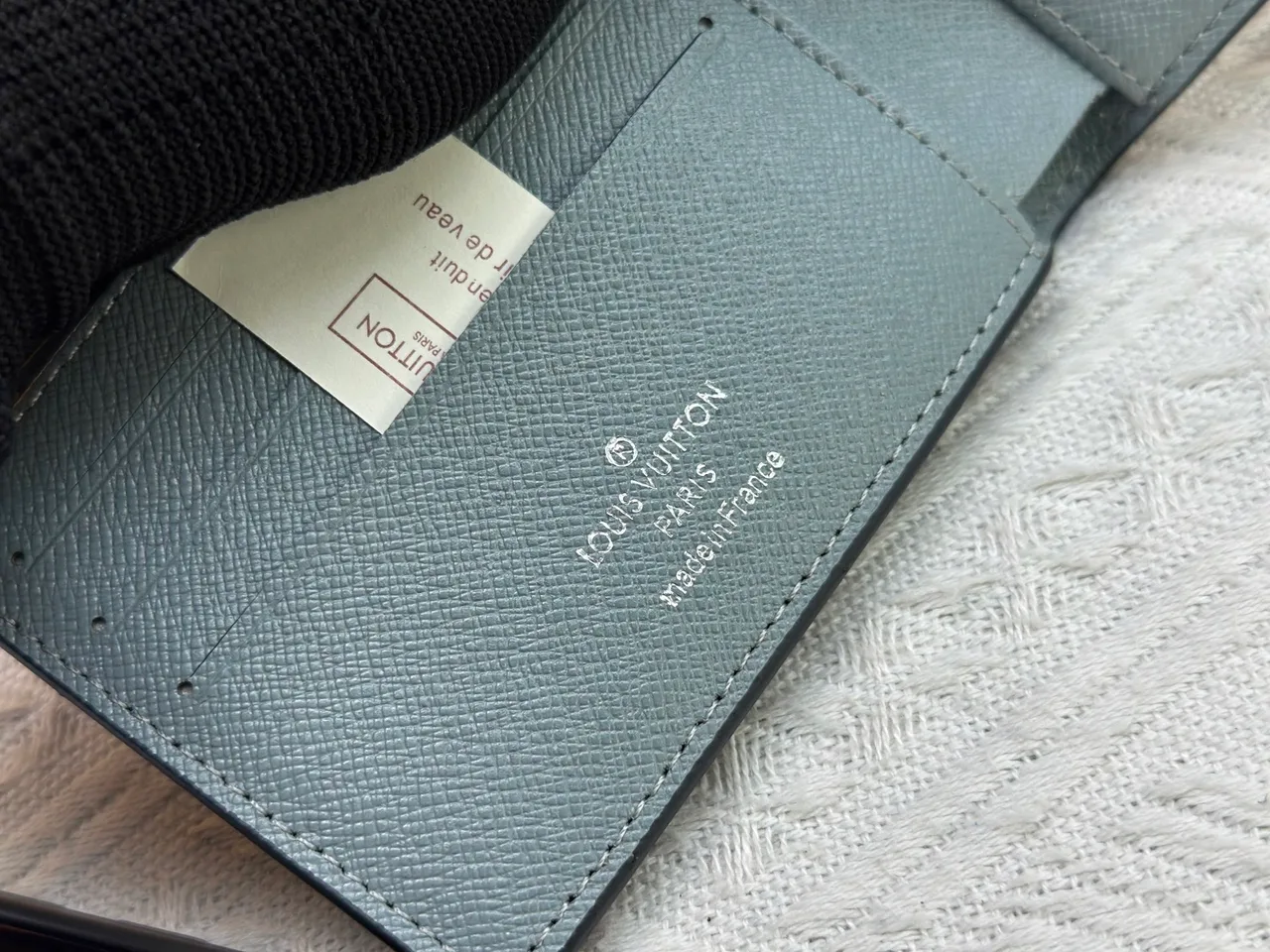 Louis Vuitton Check Wallet in Grey · view 8