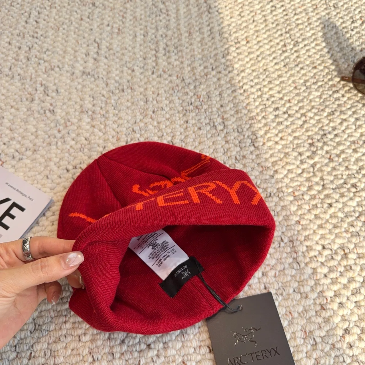 Arcteryx Beanie in Red · view 7