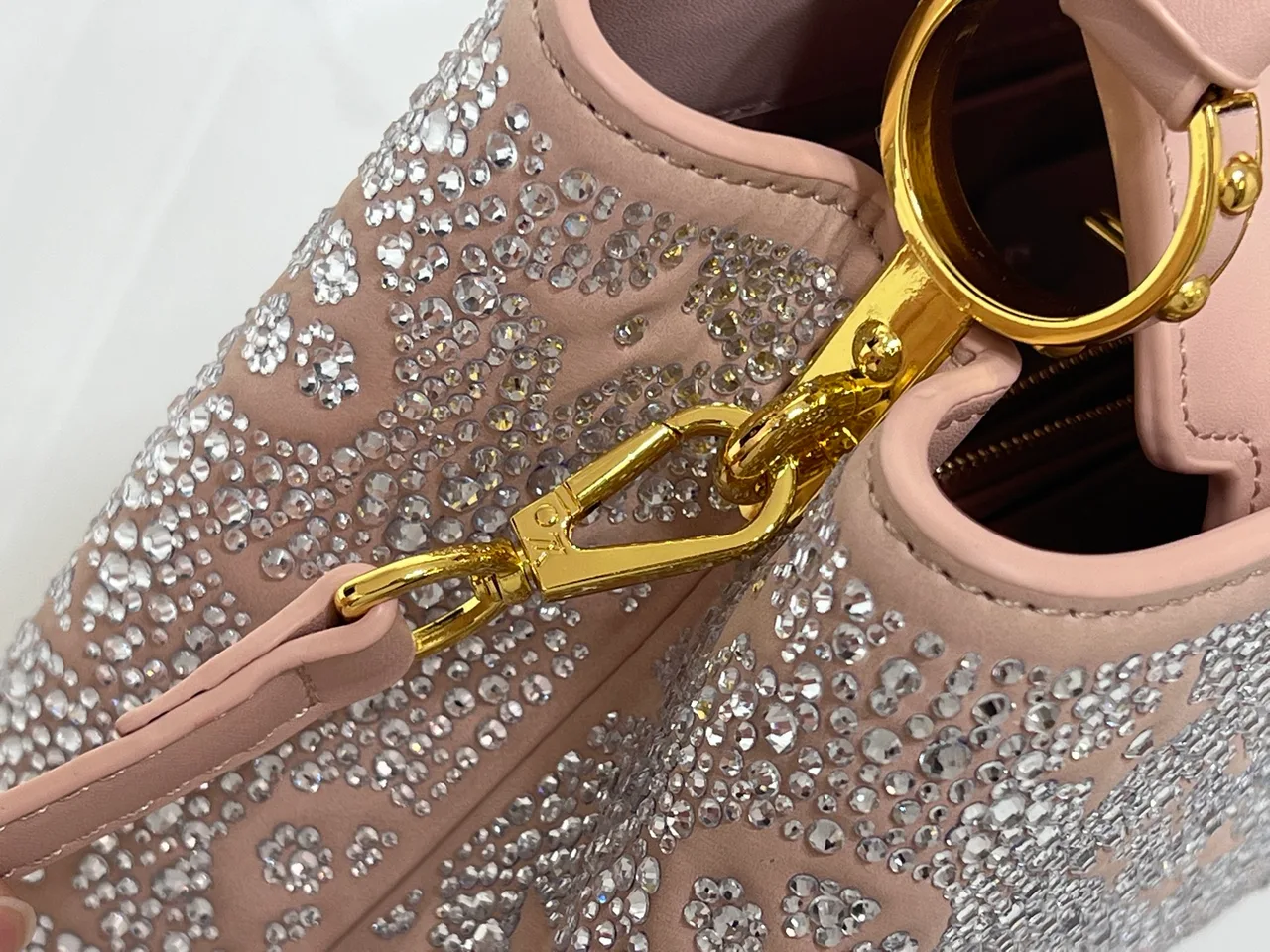 Louis Vuitton Cowhide Quilted Top-Handle Bag in Pink · view 6
