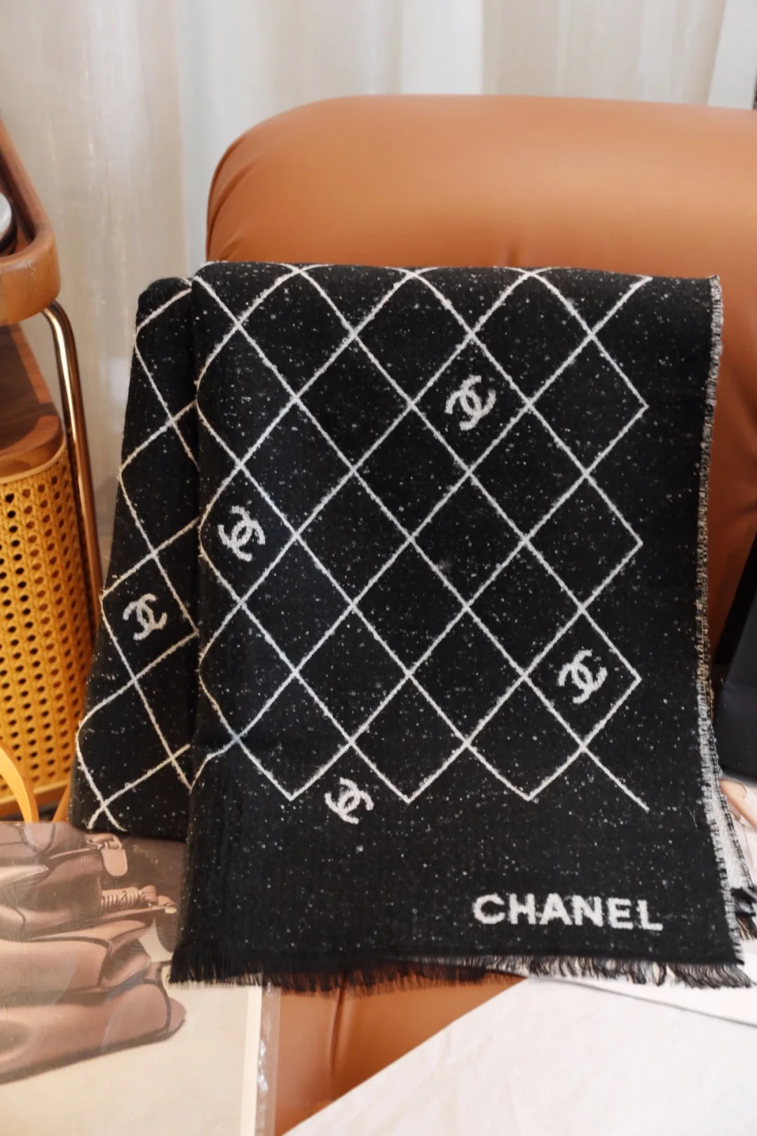 Chanel Scarf in Black · view 4