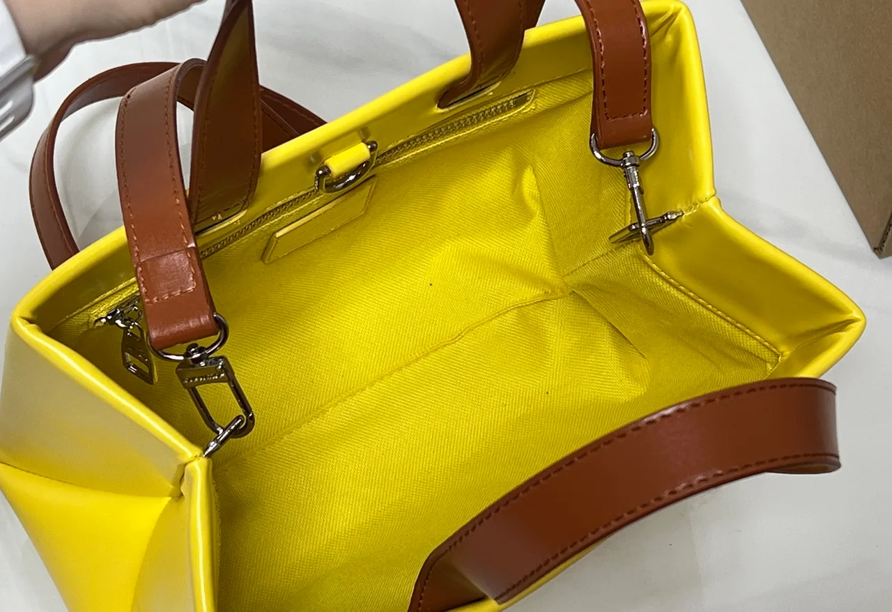 Louis Vuitton Cowhide Glossy Tote in Yellow · view 8