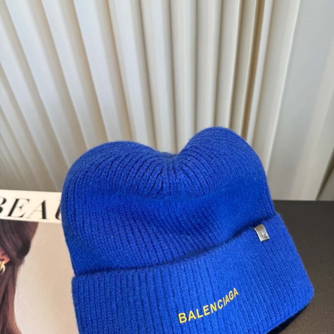 Balenciaga Beanie in Blue · view 7