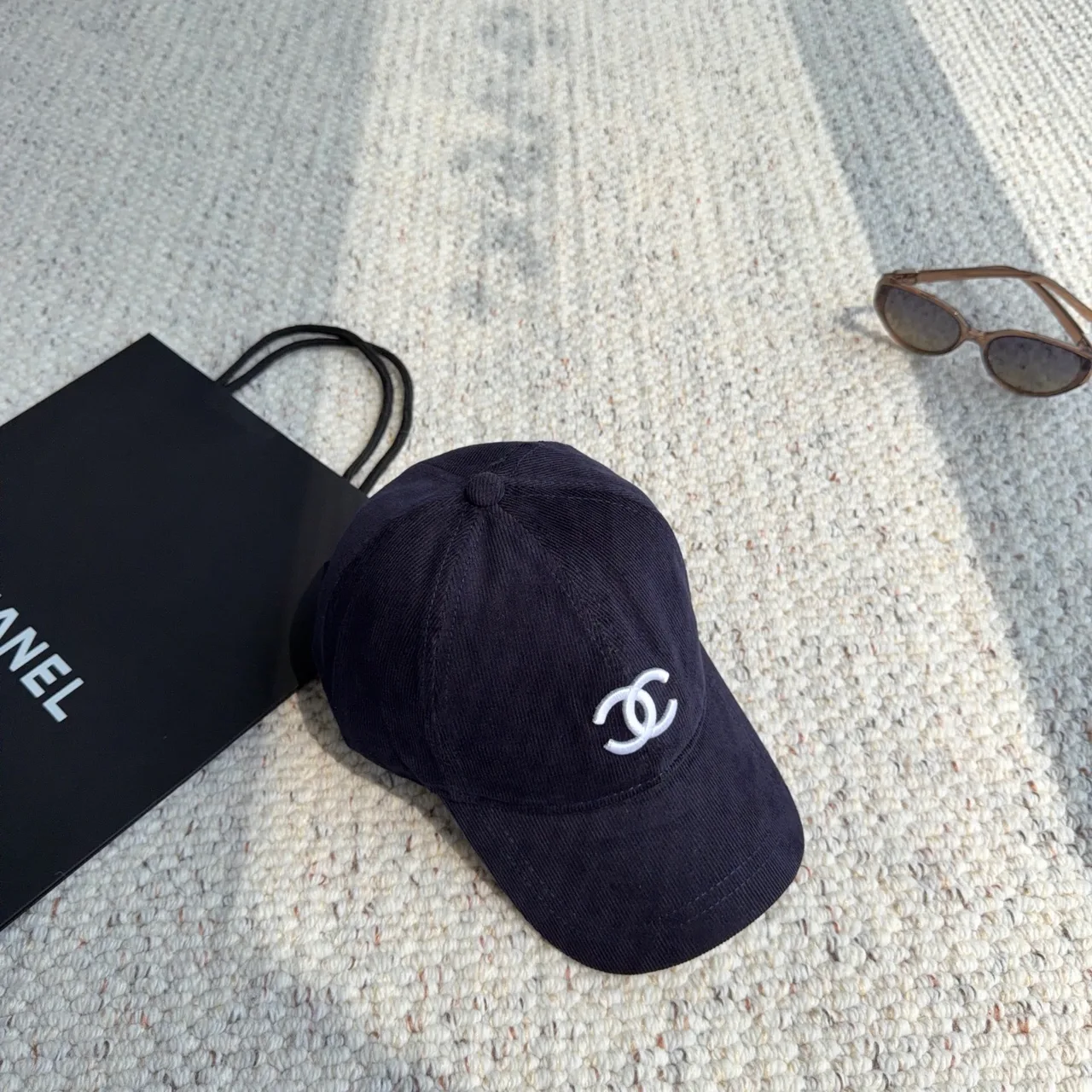 Chanel Baseball Cap in Blue · view 3
