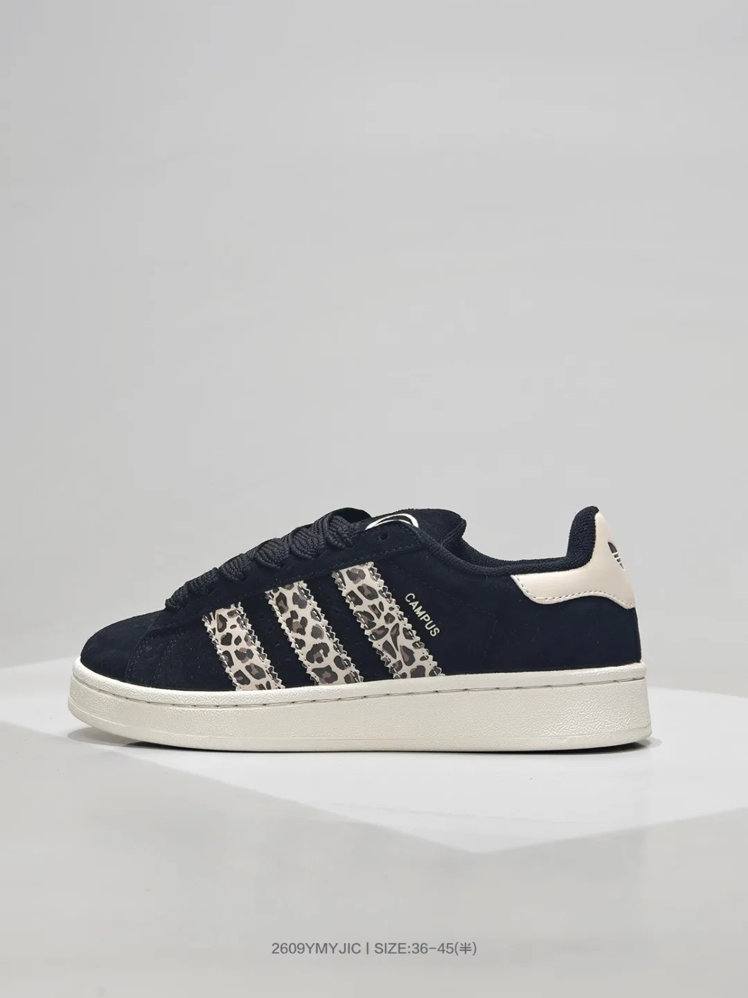 Adidas Campus sneakers in White & Grey & Cream & Black & Pink · view 6