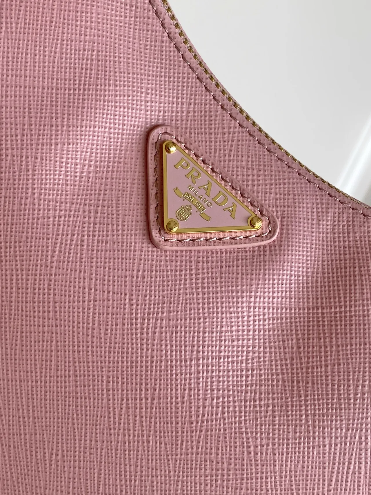 Prada Smooth Hobo Bag in Pink · view 6