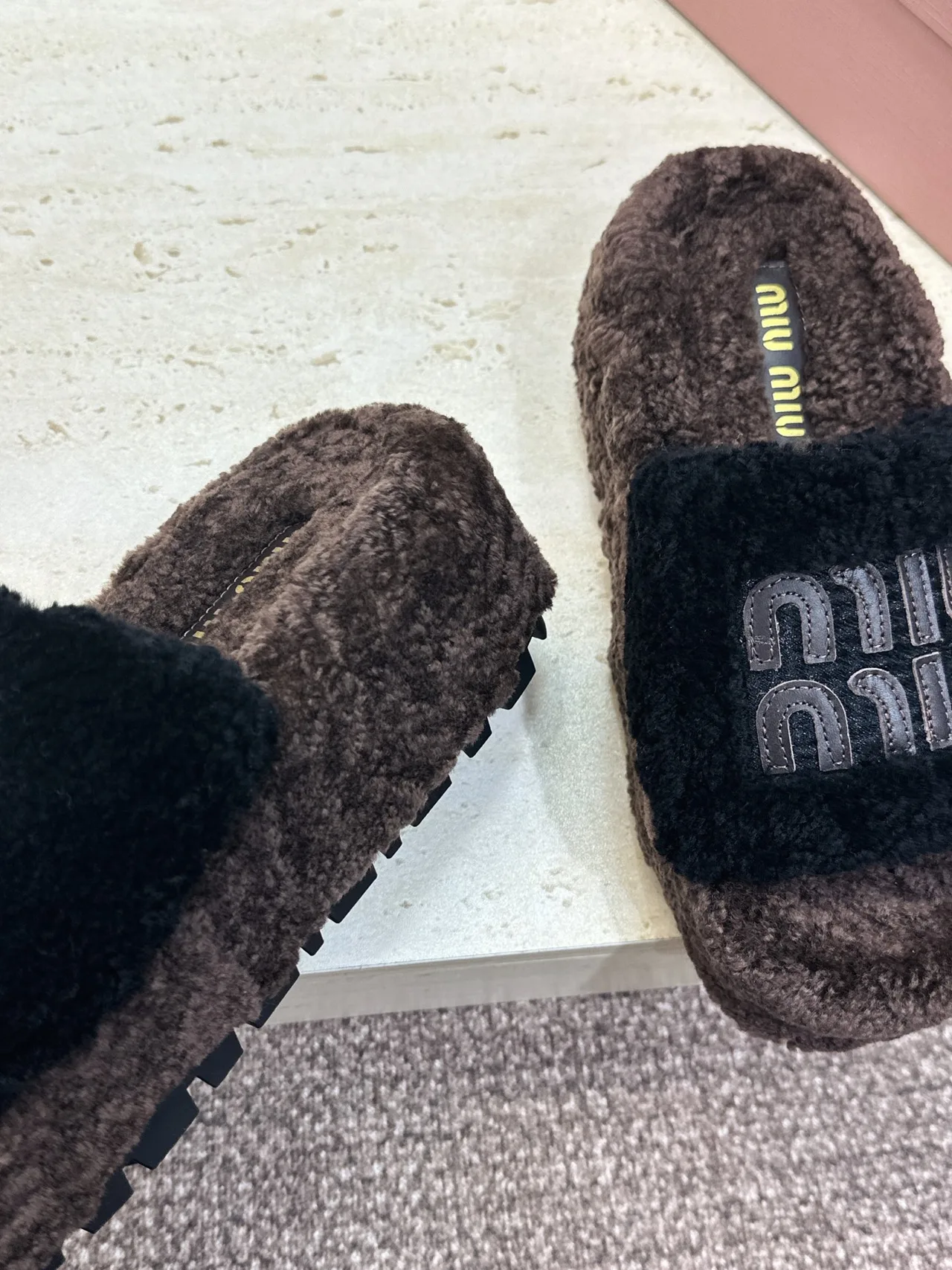 Miu Miu Slippers in Brown · view 6