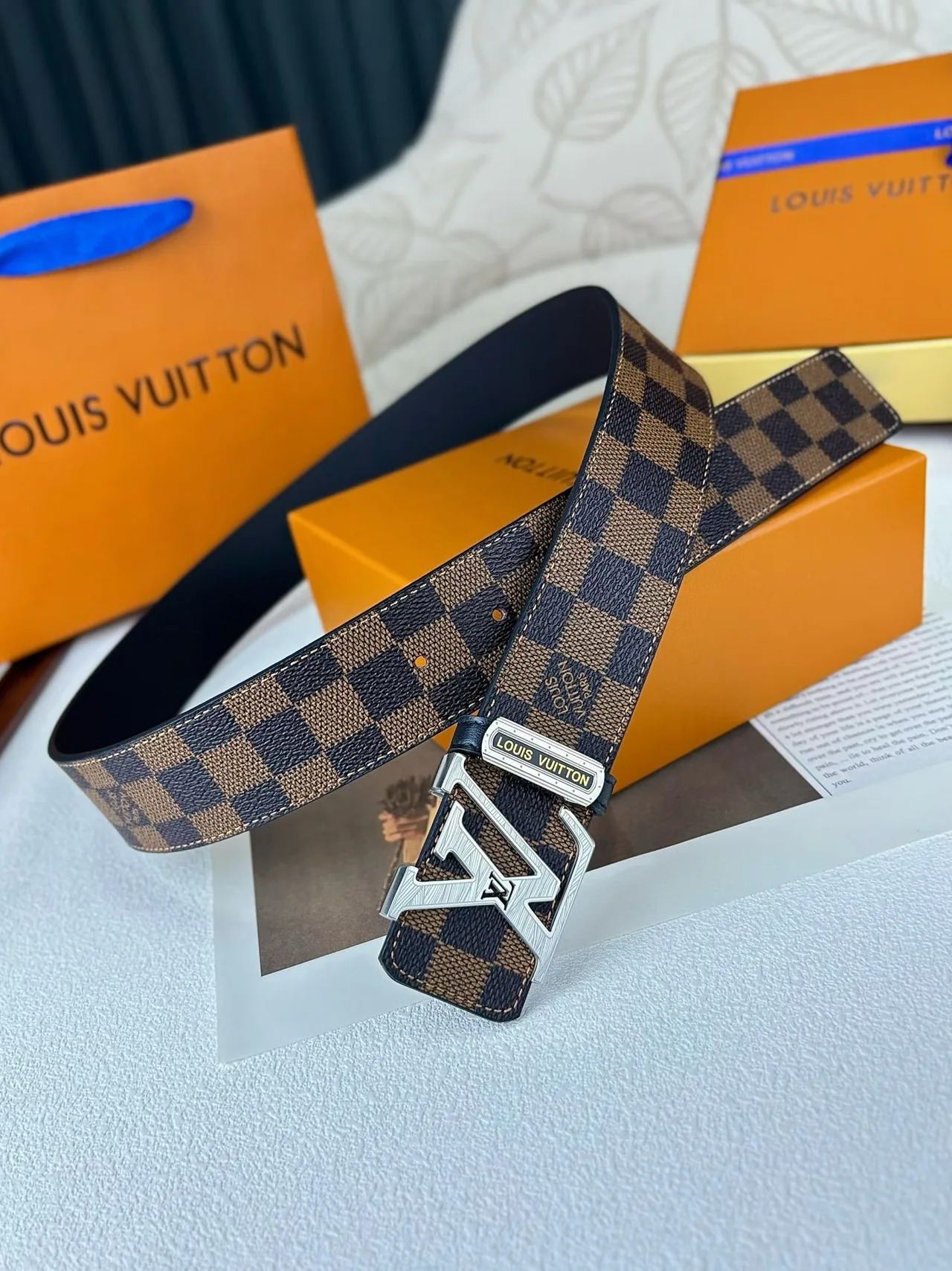 Louis Vuitton Reversible Belt in Brown · view 2
