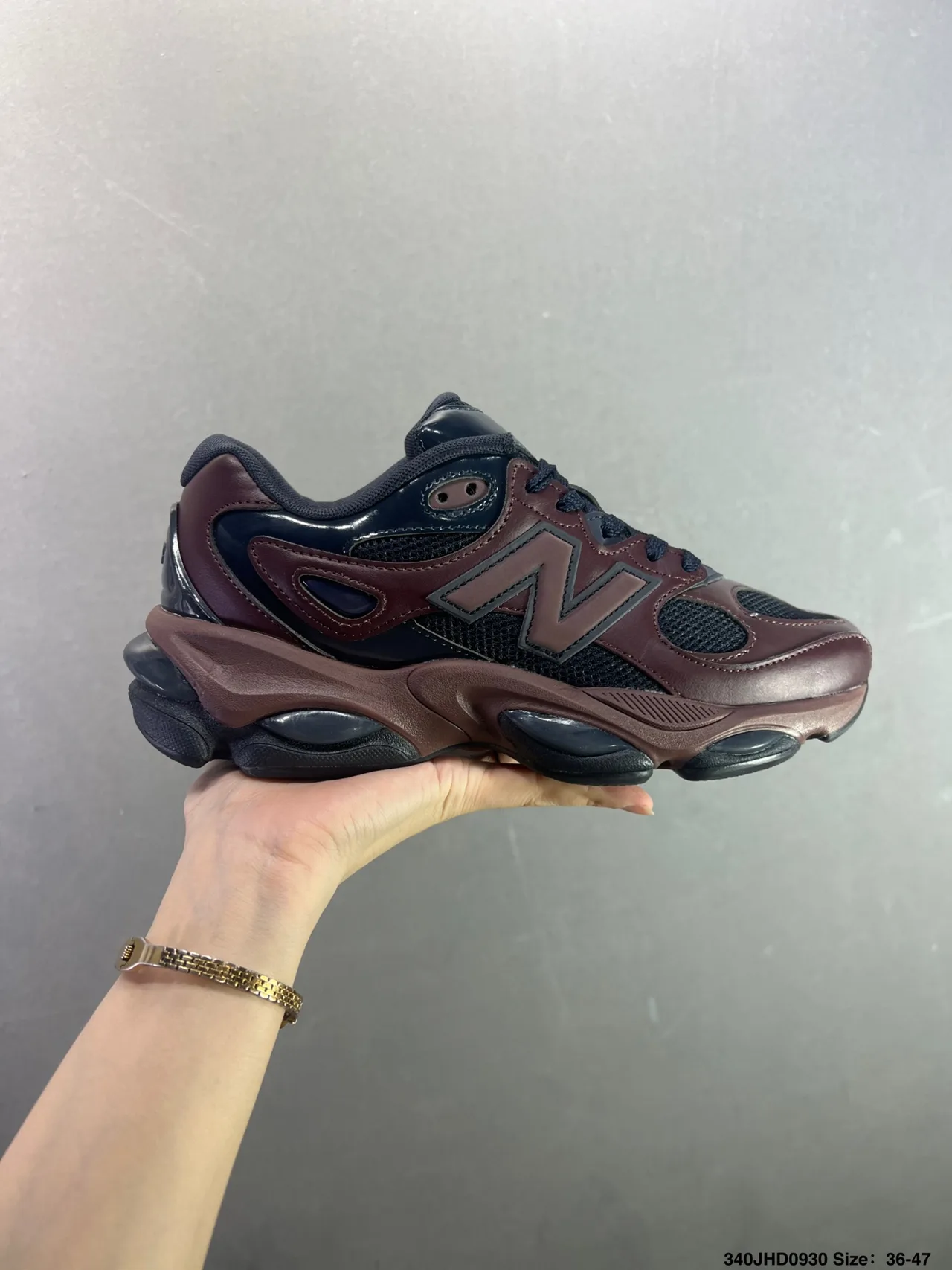 New Balance Chunky Mesh Sneakers in Red · view 1
