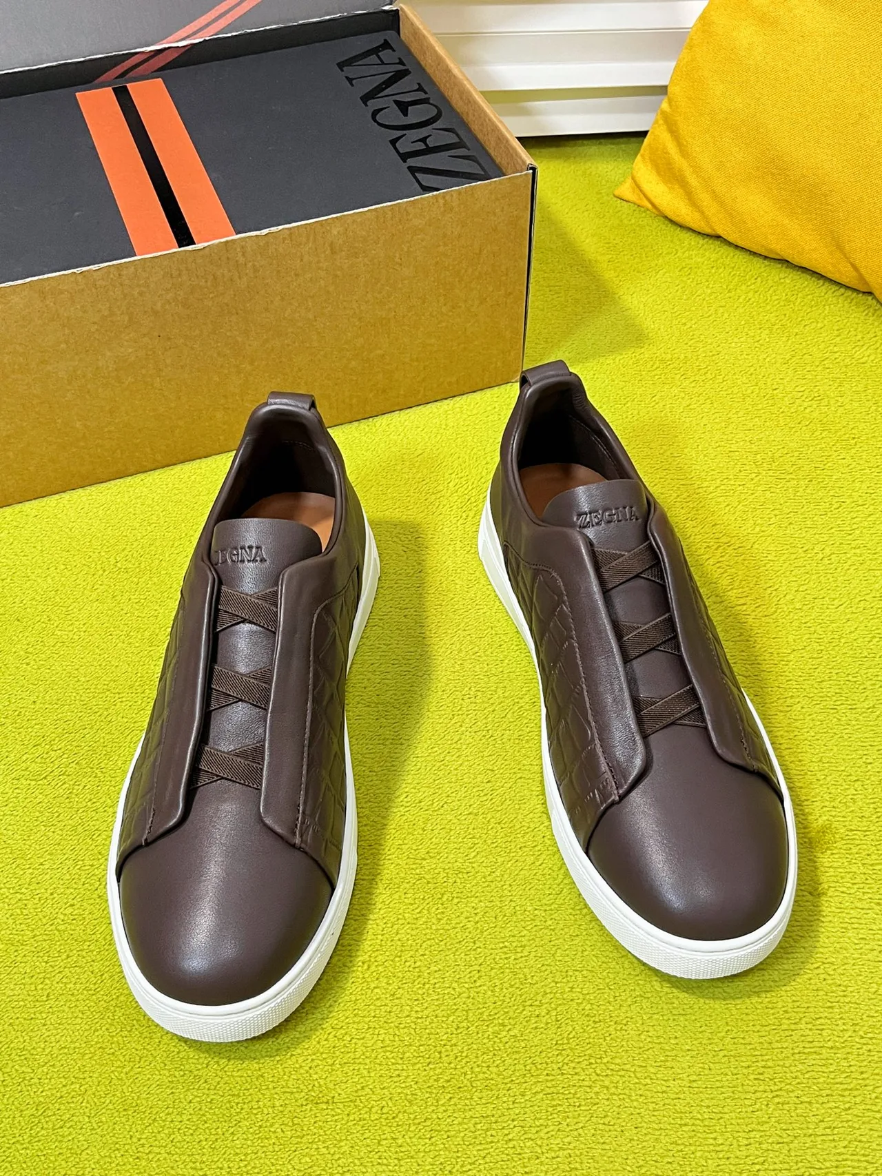 Zegna Sneakers in Brown · view 2