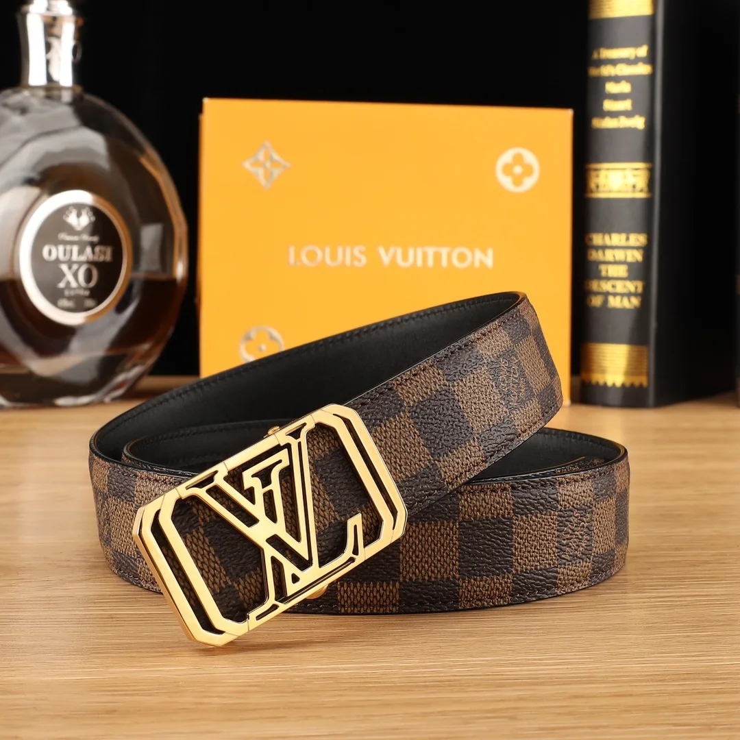 Louis Vuitton Automatic Belt in Brown · view 3