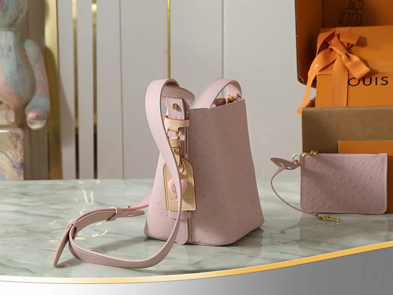 Louis Vuitton Canvas Quilted All In BB Bag in Pink · view 2
