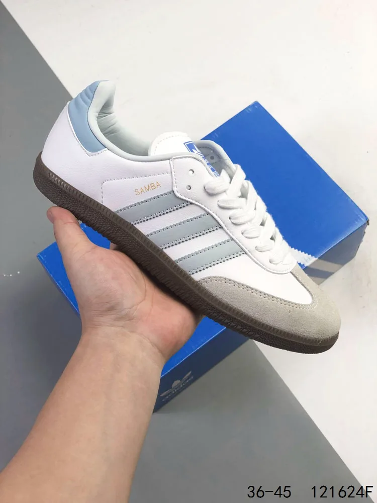Adidas Low-Top Sneakers in White & Cream & Black & Burgundy · view 2