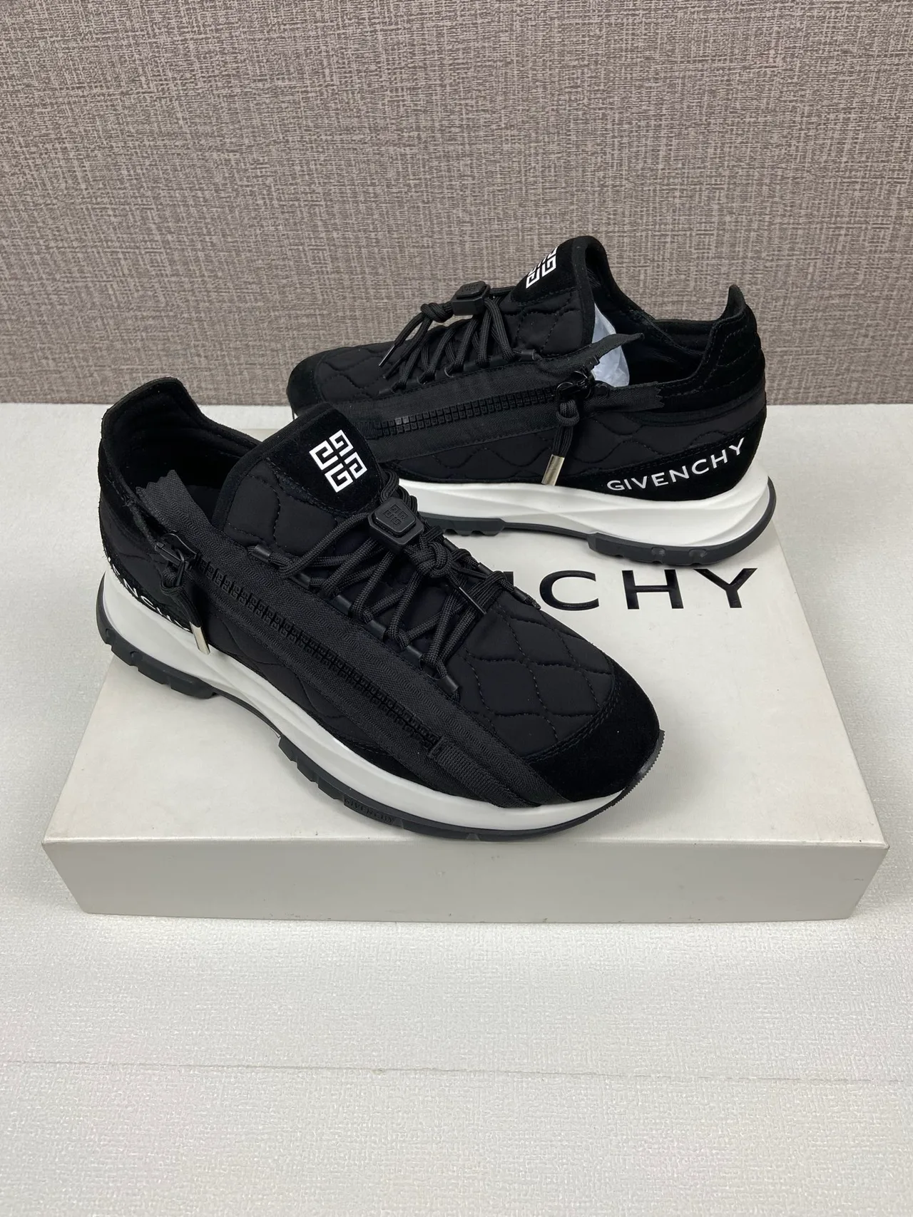 Givenchy Quilted Sneakers in Black · view 4