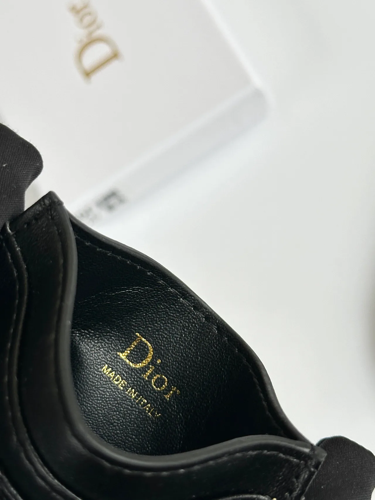 Dior Calfskin Cardholder in Black · view 8