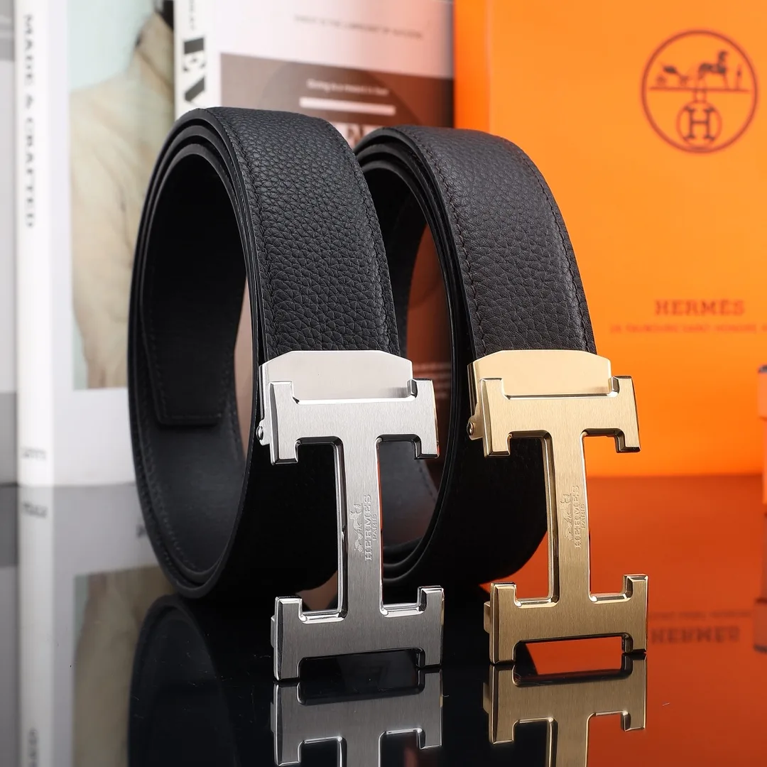 Hermes H automatic belt in Black · view 8