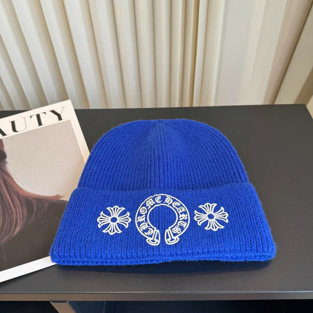 Chrome Hearts Beanie in Blue · view 1