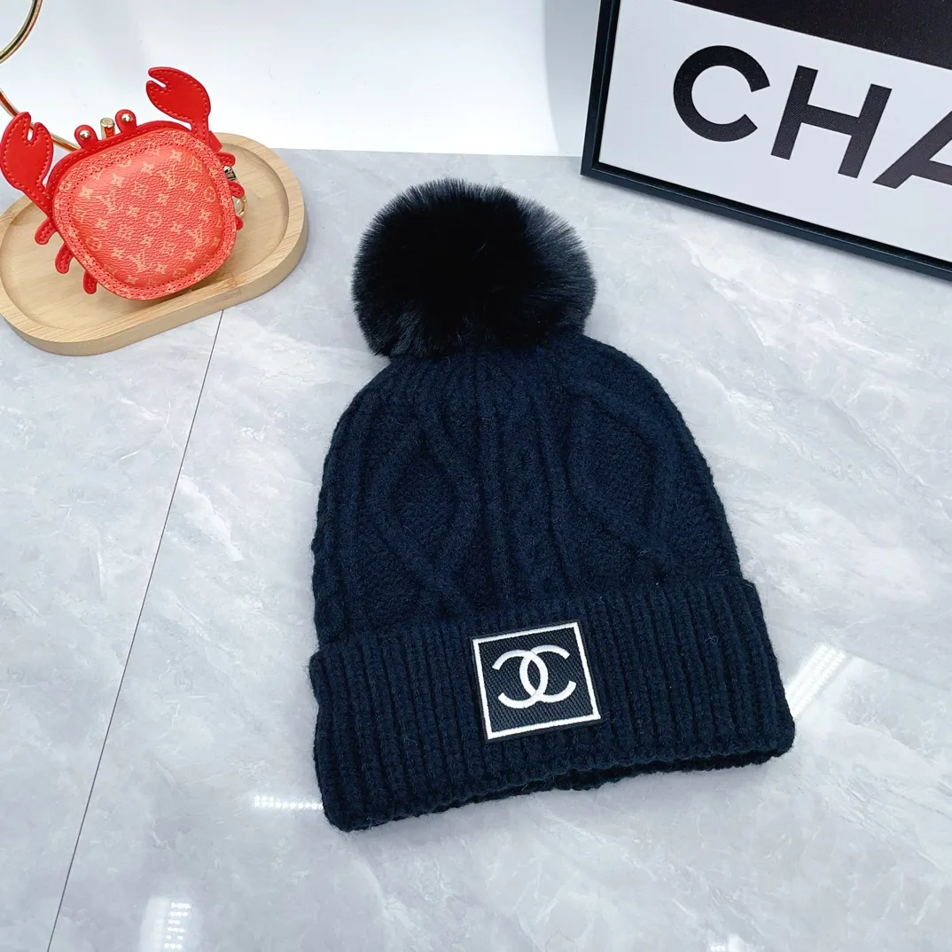 Chanel Wool Smooth Hat Scarf and Gloves Set in Blue · view 5