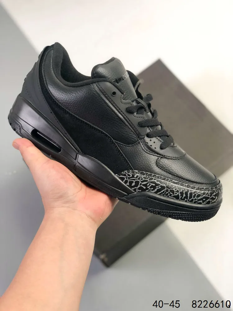 Nike Basketball sneakers in Black & White & Grey · view 5