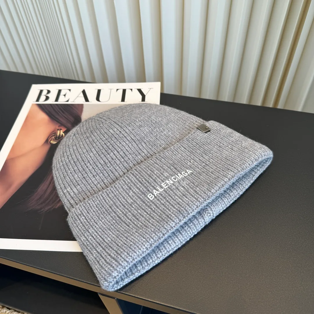 Balenciaga Beanie in Grey · view 1
