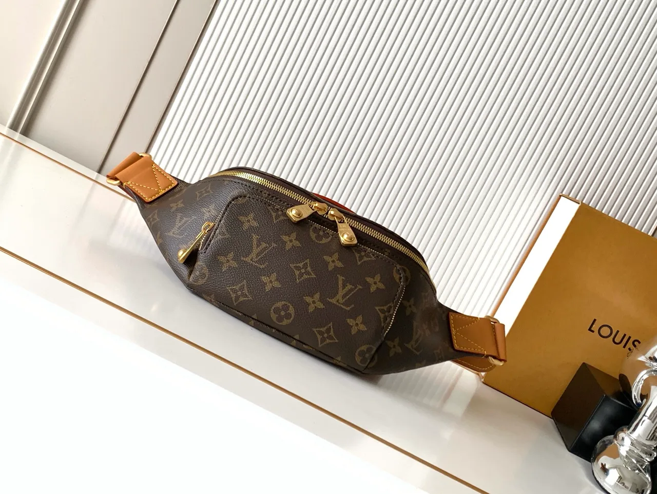 Louis Vuitton Monogram Belt Bag in Brown · view 4