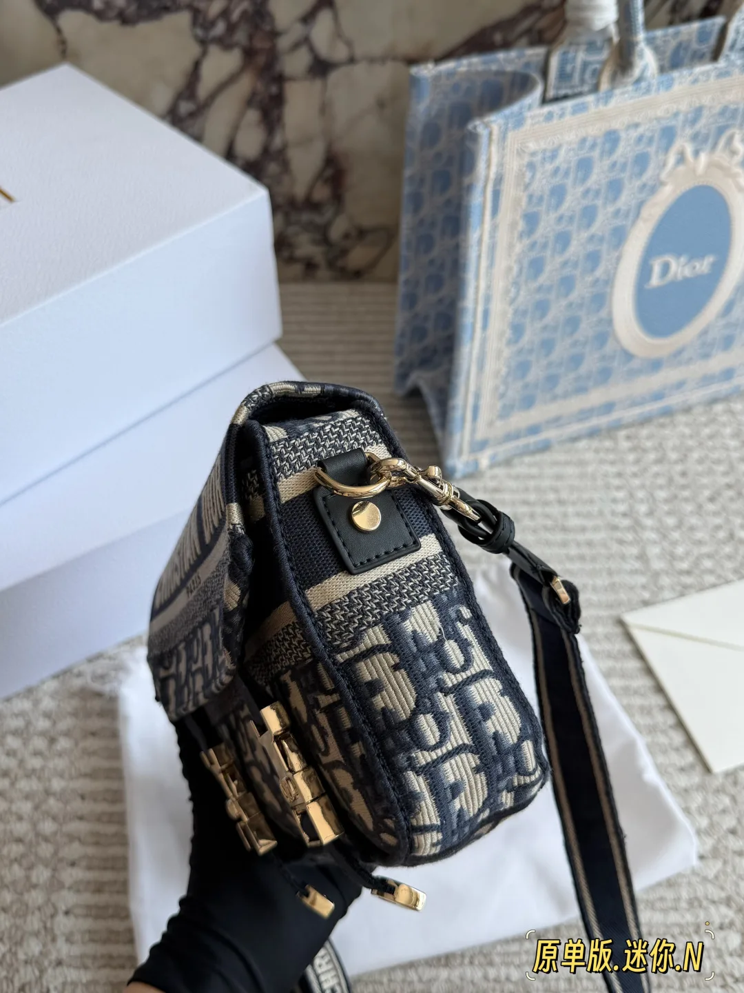Dior Crossbody Bag in Blue · view 8