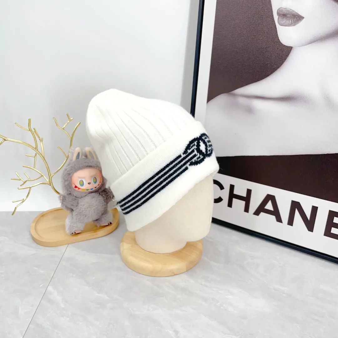 Chanel Beanie in White · view 4