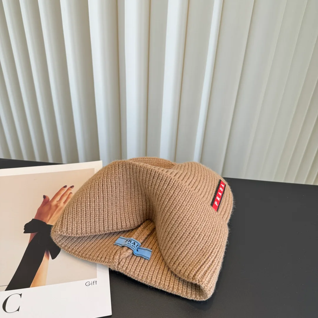 Prada Beanie in Tan · view 8