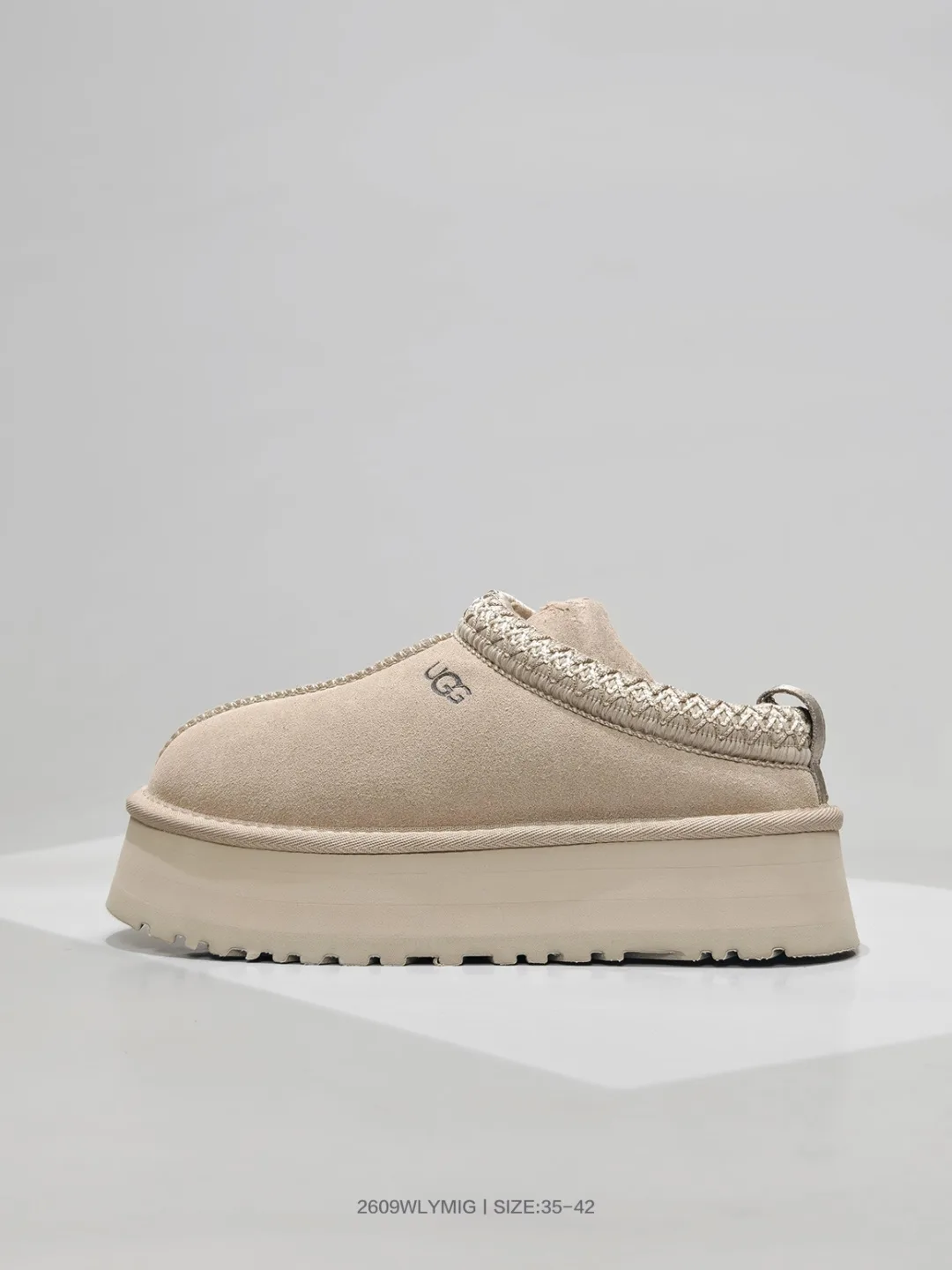 UGG Platform Slippers in Brown & Grey & Black & Beige & Pink · view 5