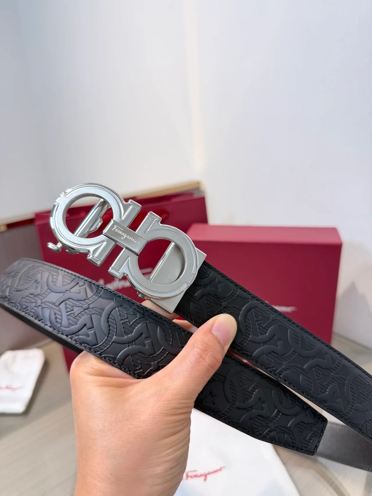 Ferragamo Belt in Black · view 5