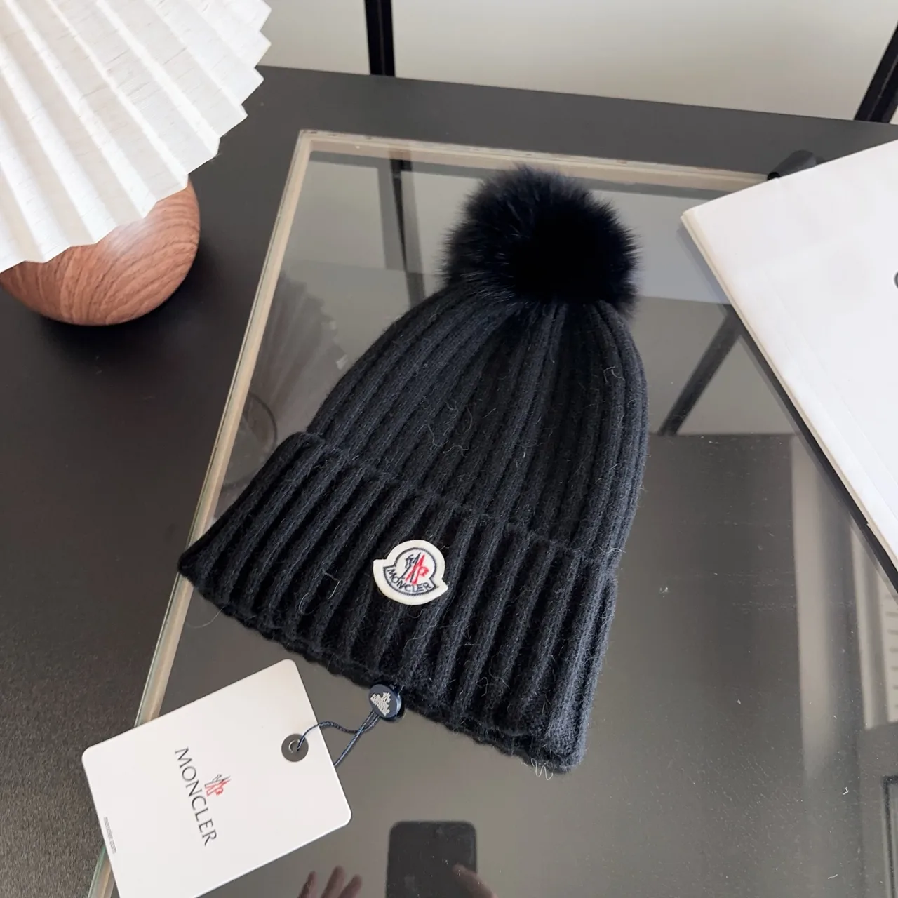 Moncler Beanie in Black · view 2
