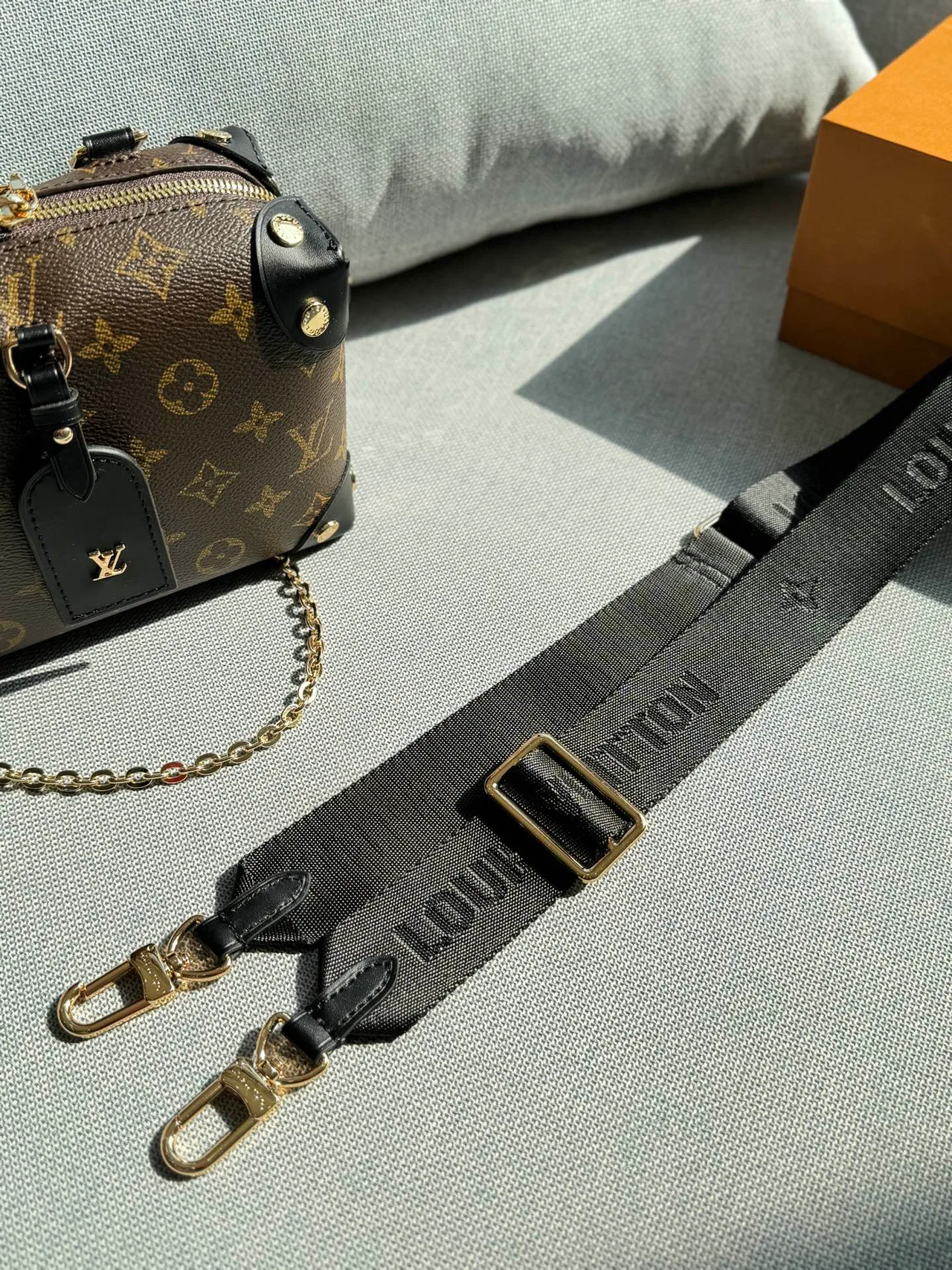 Louis Vuitton Petite Malle Souple Handbag in Brown · view 7