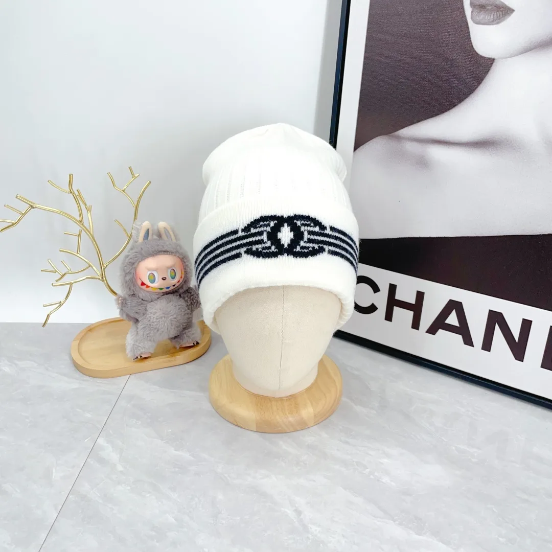 Chanel Beanie in White · view 2