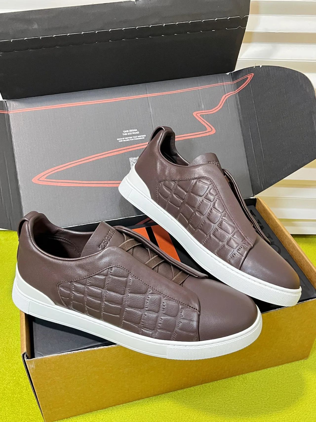 Zegna Sneakers in Brown · view 5