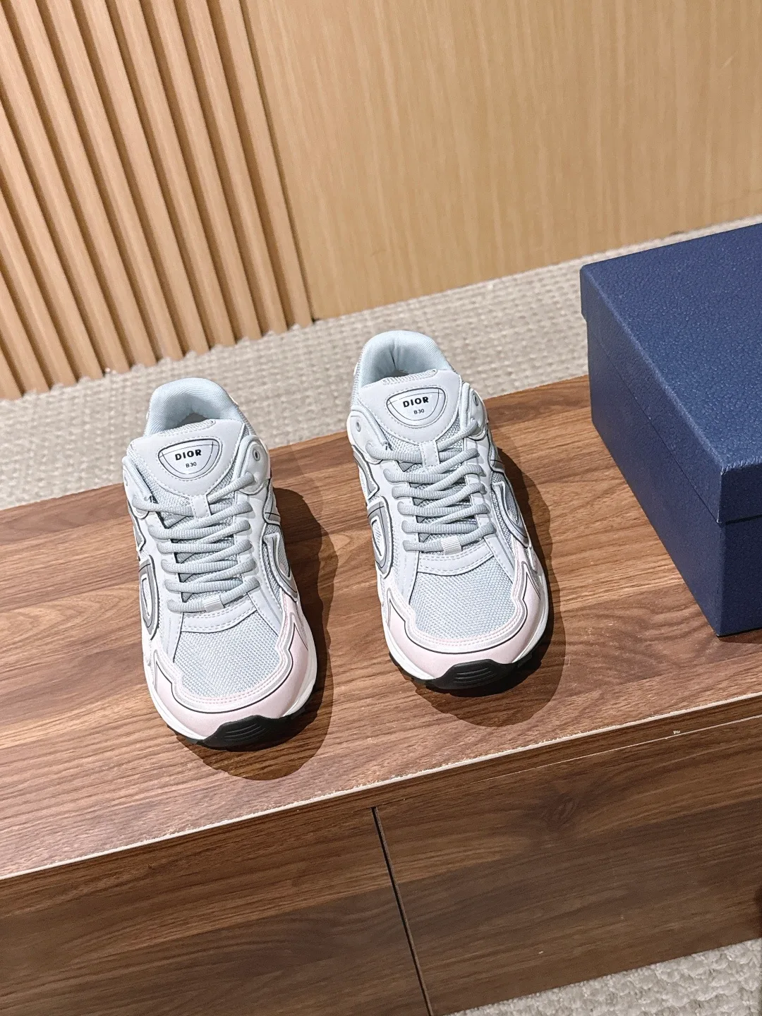 Dior Panelled Sneakers in White · view 1